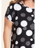 GOZZIP T-shirt Gitte in Black with white dots