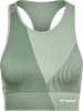 Hummel Sportshirt "Mt Unite Seamless Sports Top" in Grün