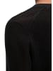 Marc O'Polo Ajour-Cardigan regular in Schwarz
