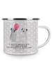 Mr. & Mrs. Panda Tasse Koala Luftballon mit Spruch in Grau Pastell