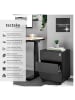 tectake Aktenrollschrank Magna 39 x 45 x 55 cm, schwarz