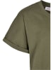 Urban Classics Urban Classics Herren Boys Long Shaped Turnup Tee in olive