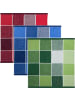 Kracht Frottier, Baumwolle, Jacquard Frottier-Geschirrtuch 3er-Pack in rot/blau/grün