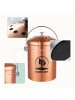 relaxdays Komposteimer in Kupfer - 5 Liter