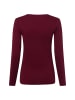 brookshire Langarmshirt in aubergine - 0056