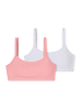 Schiesser Bustier Fresh Vibe in weiss, rosa