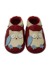 Mejale Baby Krabbelschuhe aus Leder, weiche Lauflernschuhe mit rutschfester Sohle 