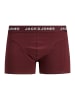 Jack & Jones Set 5er Pack Trunks Boxershorts Stretch Unterhose in Schwarz-Navy-Grau