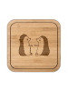 Mr. & Mrs. Panda Bierdeckel Igel Liebe ohne Spruch in Transparent