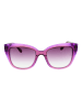 Ana Hickmann Frauen Sonnenbrille Katzenauge Lila