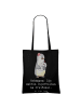 Mr. & Mrs. Panda Uni Tasche Hebamme Superhelden mit Spruch in Schwarz