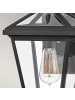 Licht-Erlebnisse Außen Wandlampe (B)20.3 x (H)36.8 cm in Schwarz Klar/Transparent
