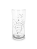 Mr. & Mrs. Panda Lieblingsglas Biene König ohne Spruch in Transparent