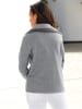 WITT WEIDEN Fleece-Jacke in hellgrau-meliert