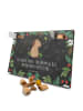 Mr. & Mrs. Panda Hunde Adventskalender Hund Kleeblatt mit Spruch in Kreidetafel