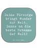 Mr. & Mrs. Panda Glas-Untersetzer Spruch Beste Hebamme mit Spruch in Meeresbrise