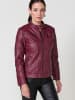 KOROSHI Damen Bikerjacke Kunstleder in braun