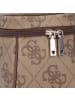 Guess Berta Kulturbeutel 26 cm in latte logo-brown