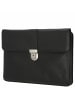 D&N Easy Business - Schreibmappe 27 cm Leder (schwarz) in schwarz