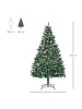 HOMCOM Weihnachtsbaum in Grün 90L x 90B x 180H cm