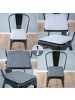 DuneDesign 2er Set Filz Stuhlkissen Freja in Grau