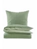 Hessnatur Biber Wendebettwäsche-Set in ligustergrün