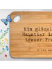 Mr. & Mrs. Panda Hackbrett Spruch Haustiere pflegen mit Spruch in Braun
