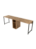 CALICOSY Schreibtisch TWIN in Atlantische - (W) 240  x (H) 74  x (L) 60 cm