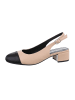 Ital-Design Pump in Beige und Schwarz