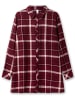 sheego Hemdbluse in weinrot-kariert