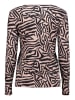 Hailys Langarmshirt 2er-Set V-Ausschnitt Normale Passform in Grau-Grün