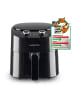 Gourmetmaxx GOURMETmaxx Heißluft-Fritteuse Mechanisch 4,7l 1450W schwarz