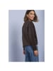 Street One Sweatshirt in Black Coffee