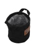 Home&Styling Collection Materialkorb mit Fenster und Griffen in Schwarz, Ø 16 cm