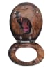 Wenko WC-Sitz Lion mit 3D-Effekt, WC-Sitz Mod. Lion mit 3D-Effekt in Mehrfarbig