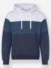WITT WEIDEN Kapuzensweatshirt in marine-hellgrau-gestreift