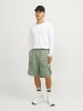 Jack & Jones Cargo Shorts in Laurel Wreath