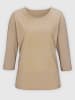 Sieh an! Freizeitshirt in beige-bedruckt