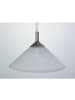 Brilliant Pendelleuchte 40cm mit Rollizug Ariana ⌀ 40 cm in eisen/weiß-alabaster