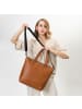 Farmhood Memphis XL Schultertasche Leder 32 cm in cognac