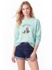 myMo Women Sweatshirt in Aqua