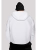 F4NT4STIC Hoodie Ho Ho Ho Santa Weihnachten PLUSSIZE in weiß