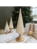 Chic Antique Deko WEIHNACHTSBAUM NOEL Antik Creme Gold 42 cm