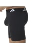 adidas Boxershort 6er Pack in Schwarz/Weiß/Grau