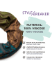 styleBREAKER Loop Schal in Blau-Hellblau-Braun