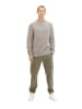 Tom Tailor Pullover in beige navy mouline