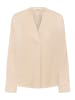 Soaked in Luxury Kurzarm-Bluse SLNadeya Gerade Passform in Oatmeal