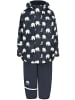 CeLaVi Kinder Regenset "Rainwear set elephant AOP-PU" in Blau