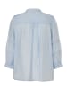 More & More leicht transparente, glänzende Bluse in soft blue