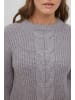 Oxmo Strickpullover OXNatasja in Grau